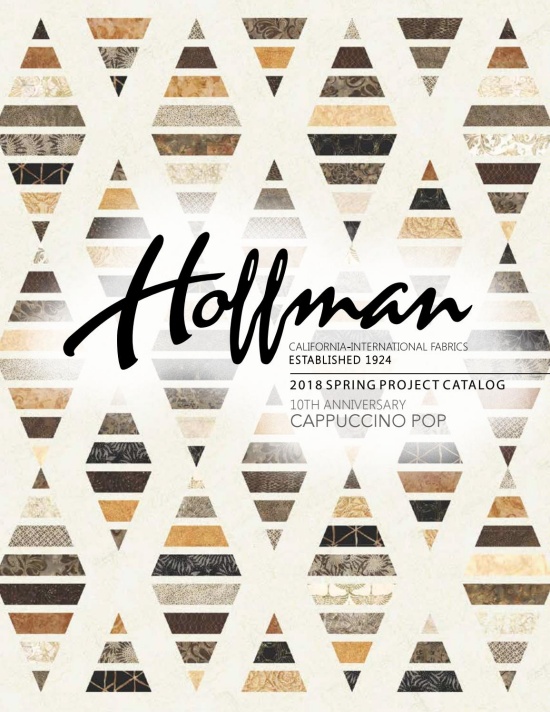 Hoffman Fabrics Spring 2018 Cappuccino Project Book by Hoffman California Fabrics