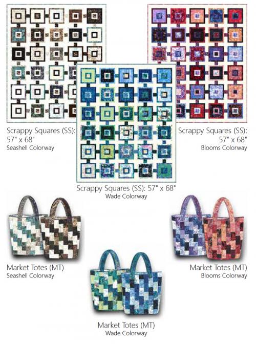 Scrappy Squares & Market Totes by 