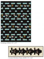 Fandango & Frosted Window Panes (Black) by 