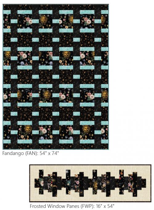 Fandango & Frosted Window Panes (Black) by 