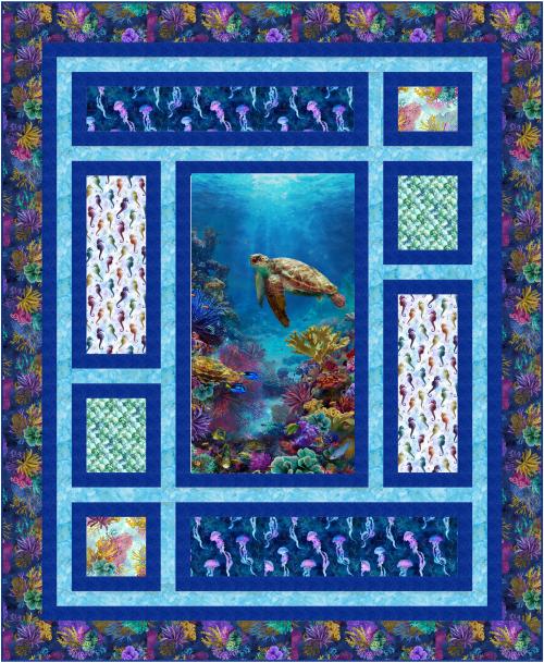 Picture That (Tides of Color) , , Hoffman California Fabrics