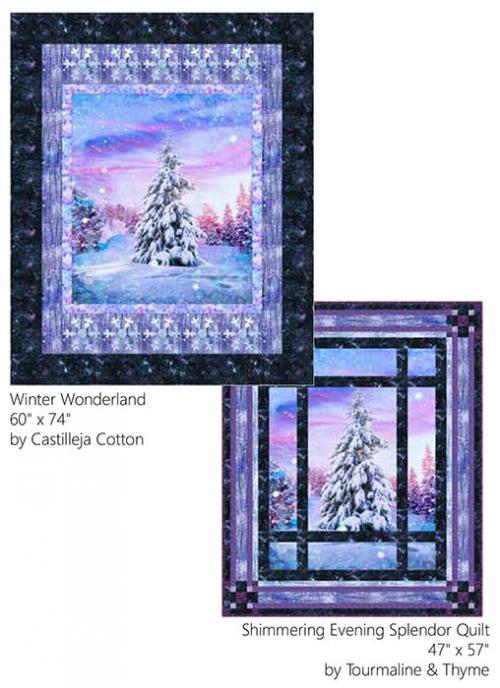 Winter Wonderland & Shimmering Evening Splendor by 