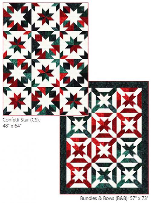 Confetti Star & Bundles and Bows by 