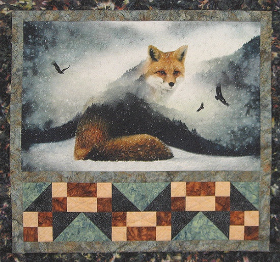 Fox & Tracks quilt by 