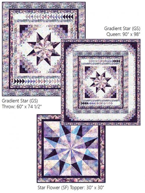 Gradient Star & Star Flower by 