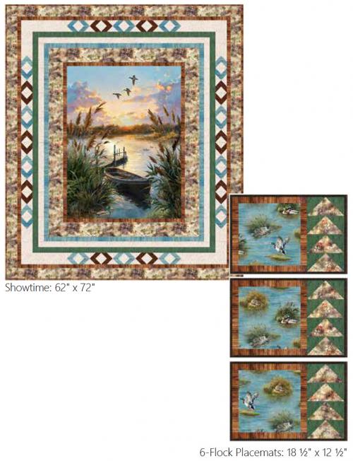 Showtime & Flock of Geese Placemats by 