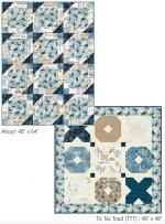 Four Square Pod Quilt Kit - Bejeweled Batiks