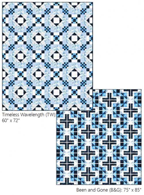 Wazelength Patterns Timeless Wavelength & Been and Gone , , Hoffman California Fabrics